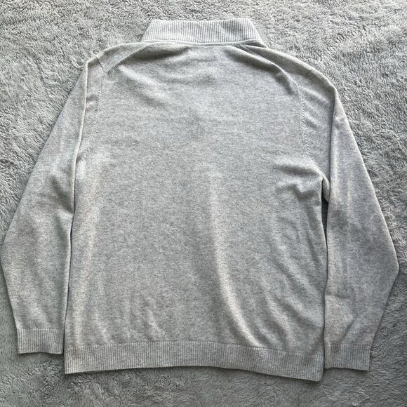 Tommy Bahama Men’s Soft Sands 100% Cashmere Mock Neck Sweater Grey Size XL $298 - Picture 6 of 7